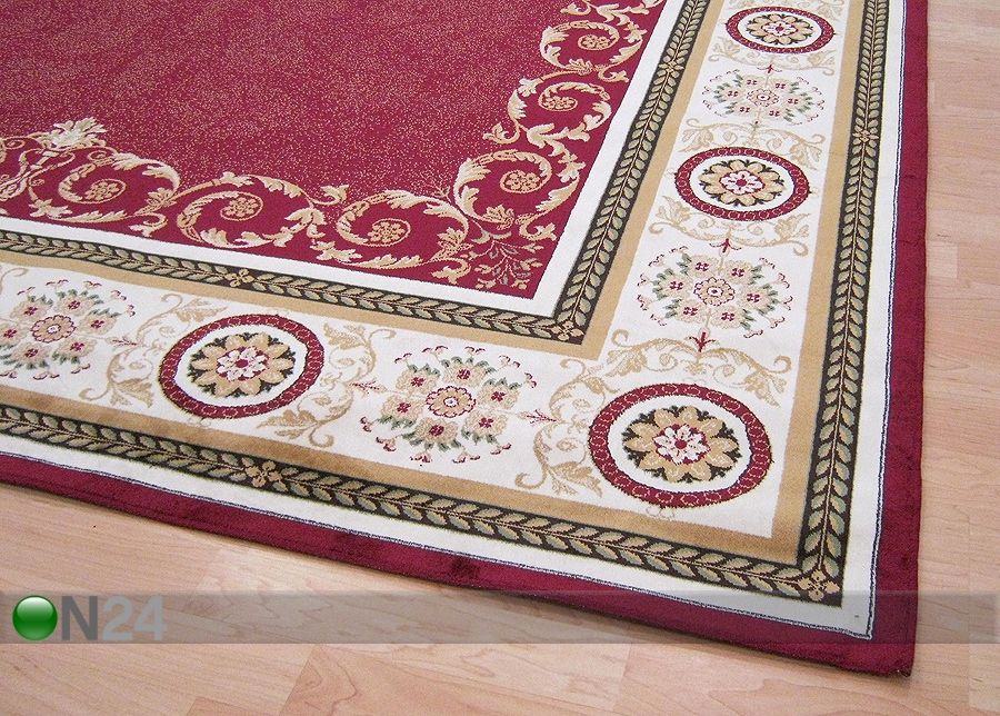 Viskoosimatto DUSHANBE 200x300 cm punainen kuvasuurennos