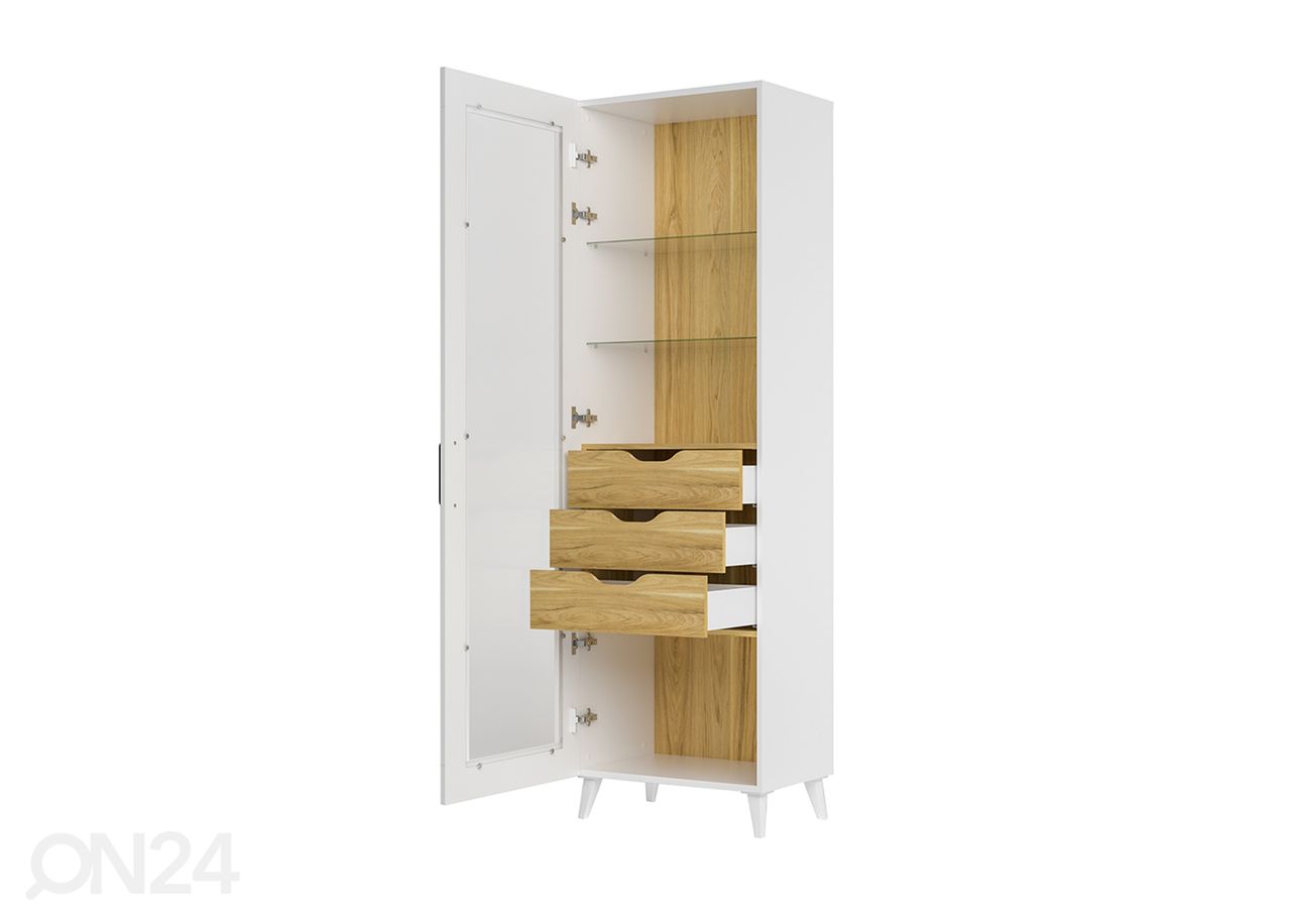 Vitriinikaappi Barris 200 cm kuvasuurennos