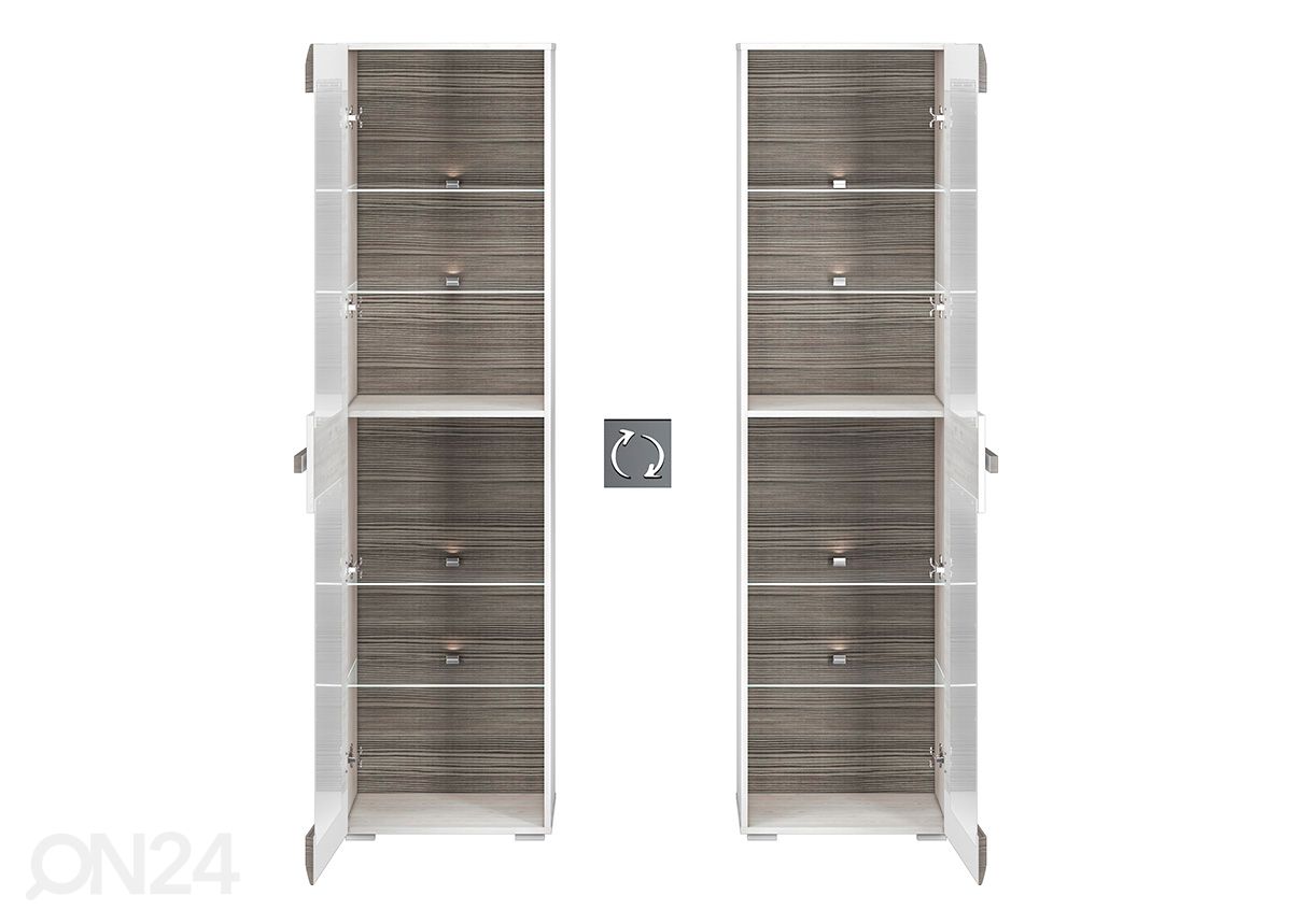 Vitriinikaappi Bianca 55 cm kuvasuurennos