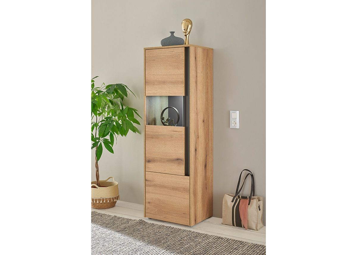 Vitriinikaappi City 157 cm kuvasuurennos