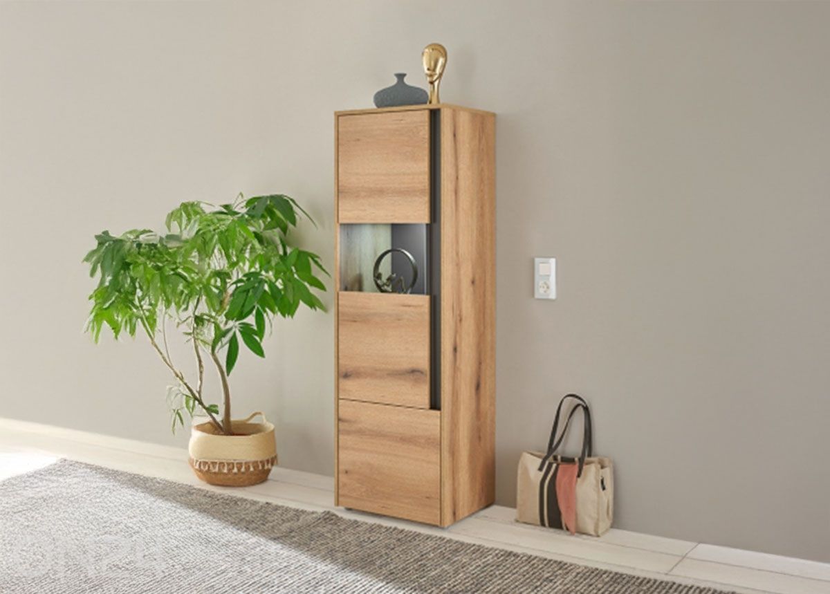 Vitriinikaappi City 157 cm kuvasuurennos