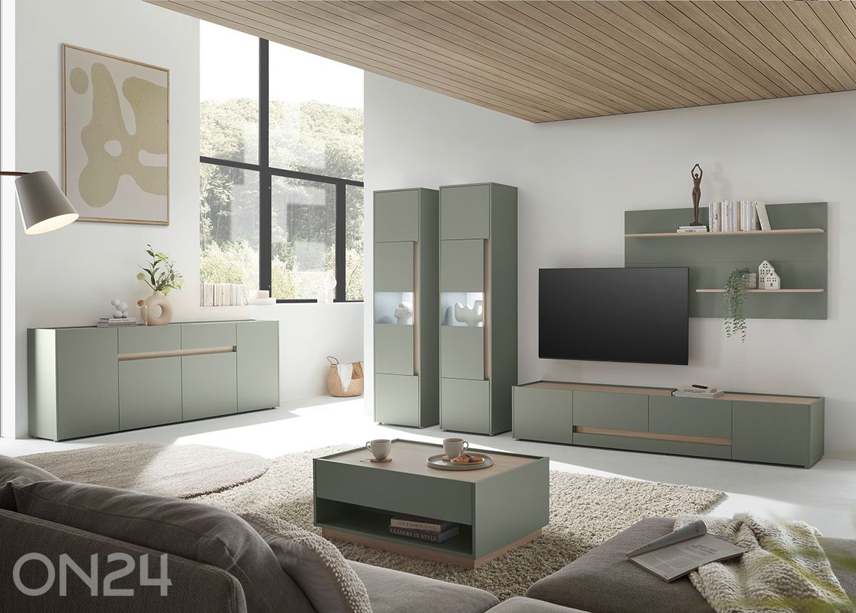 Vitriinikaappi City 200 cm kuvasuurennos