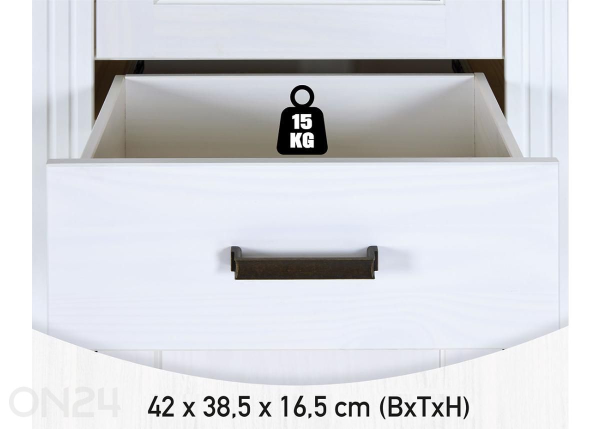 Vitriinikaappi Maluno 68x193 cm kuvasuurennos