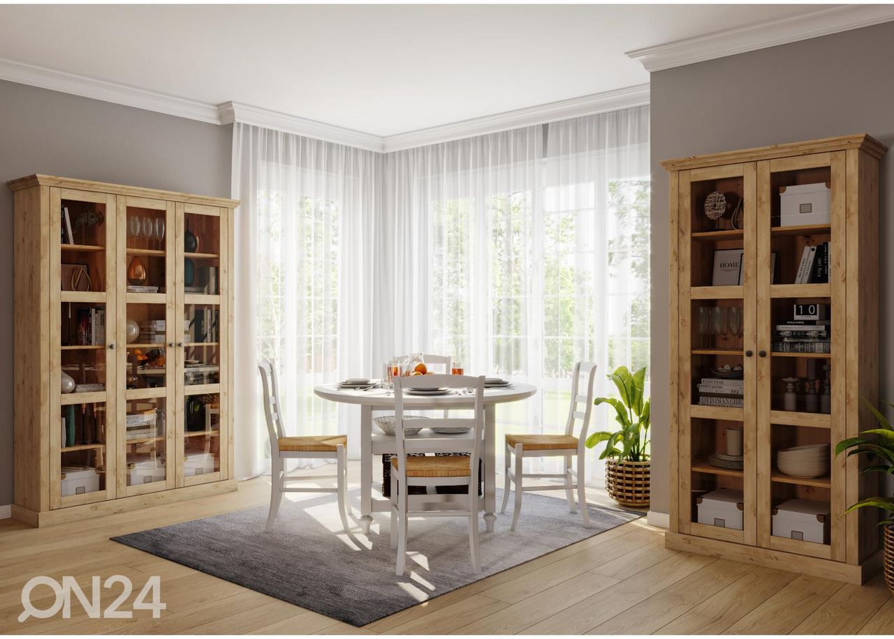Vitriinikaappi Meliss II 132 cm kuvasuurennos