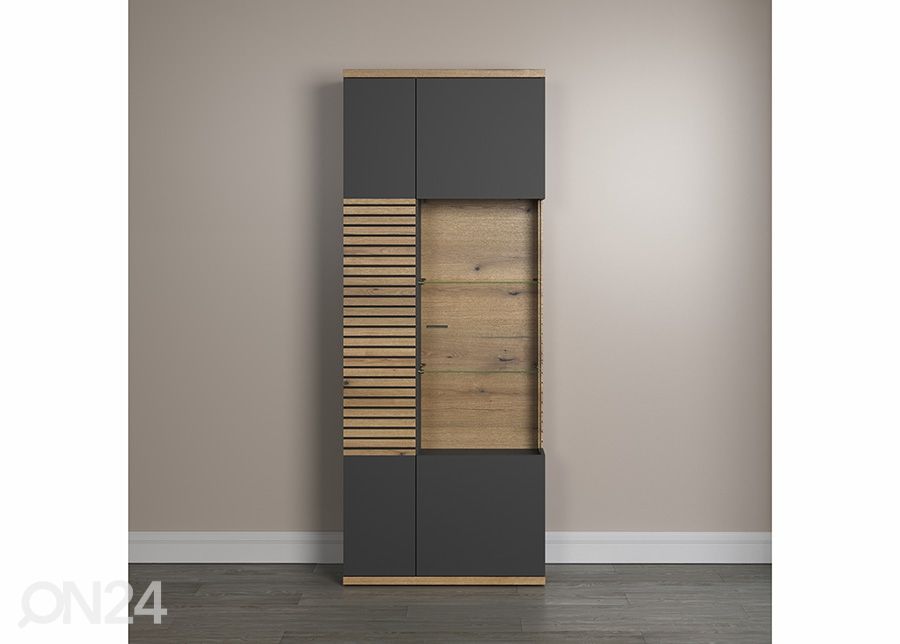 Vitriinikaappi Norris 80 cm kuvasuurennos
