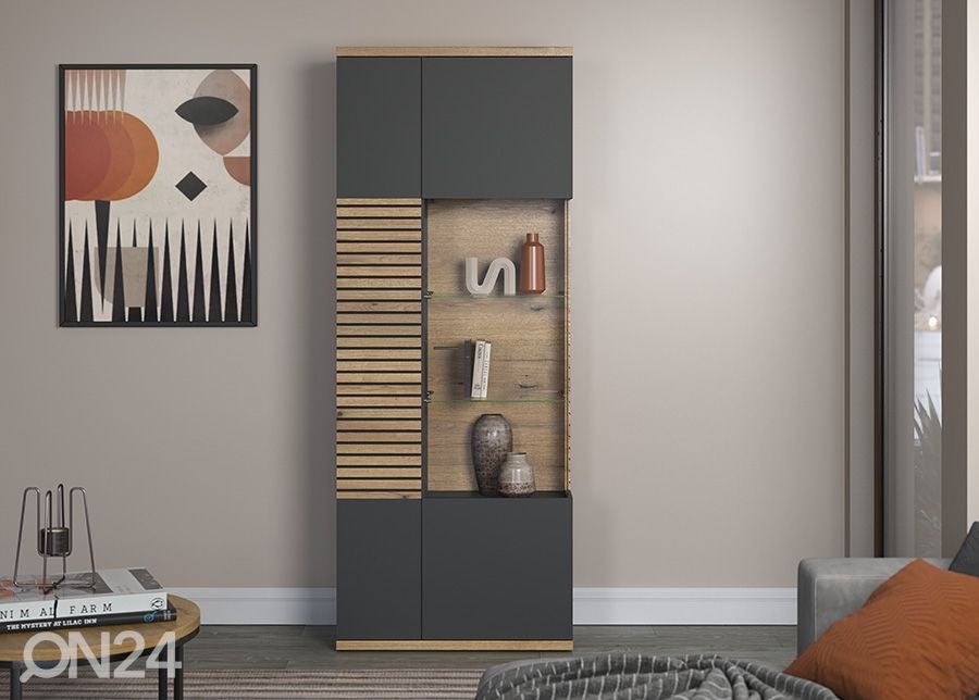 Vitriinikaappi Norris 80 cm kuvasuurennos