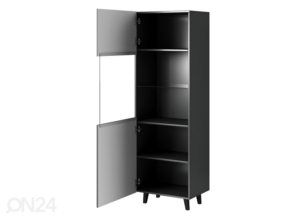 Vitriinikaappi Vamos Grey 60 cm kuvasuurennos