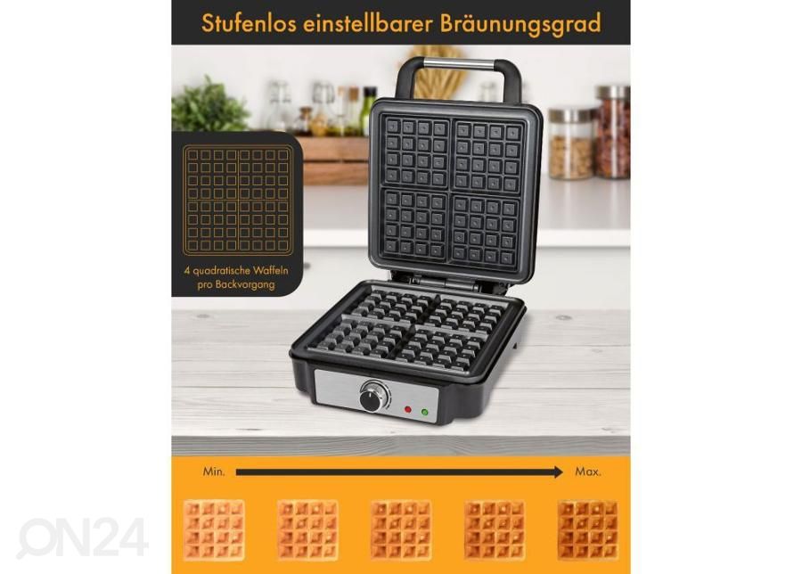 Vohvelirauta ProfiCook kuvasuurennos