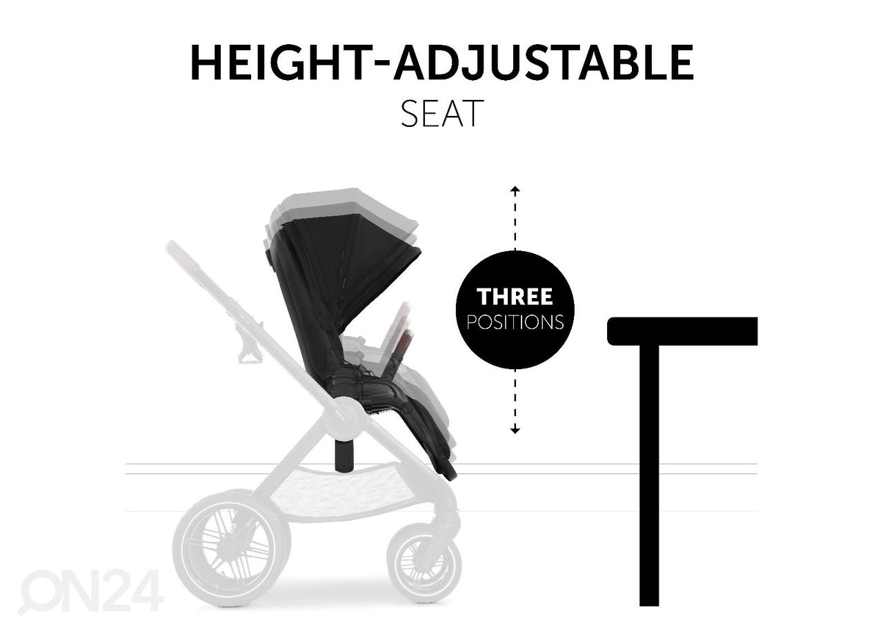 Yhdistelmävaunut Hauck Comfort Walk N Care Air Set kuvasuurennos