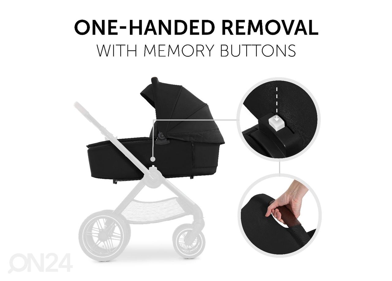 Yhdistelmävaunut Hauck Comfort Walk N Care Air Set kuvasuurennos