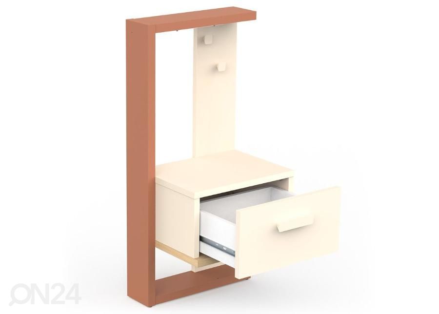 Yöpöytä Camilla + LED kuvasuurennos