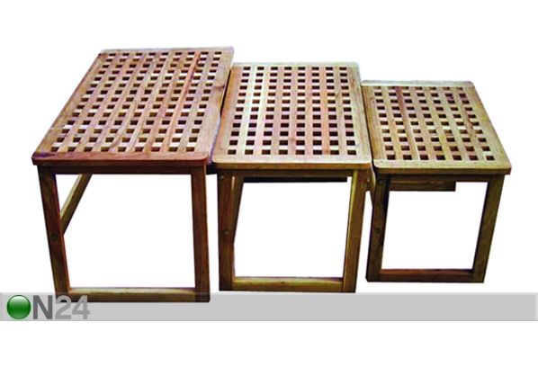 3 -osainen sarjapöytä WALNUT-3