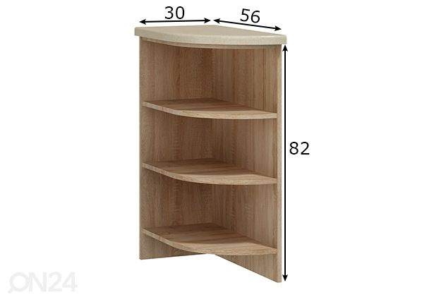 Alahyllystö mitat
