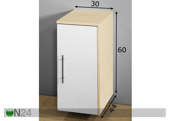 Alakaappi DOMINO mitat