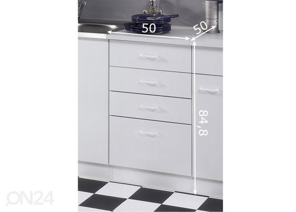 Alakaappi KLASSIK 50 mitat