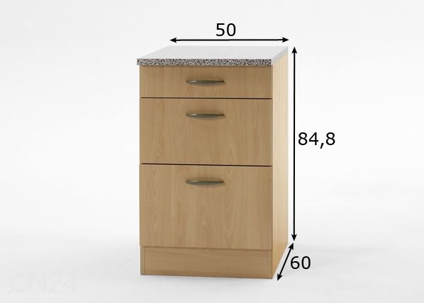 Alakaappi KLASSIK 60 mitat