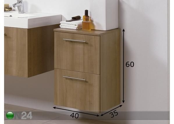 Alakaappi LINEO BALTIC mitat