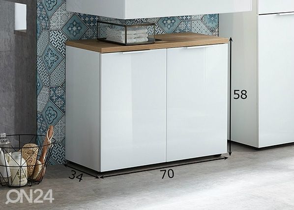 Allaskaapp Pescara mitat