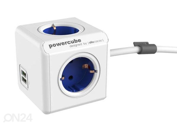 Allocacoc PowerCube Extended USB jatkojohto 3 m