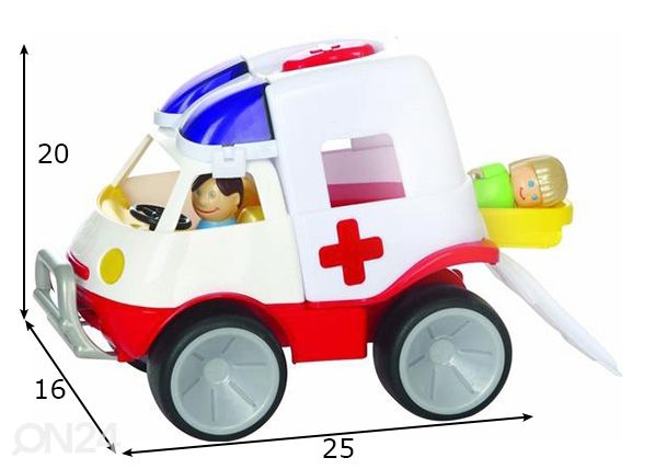 Ambulanssi GOWI mitat