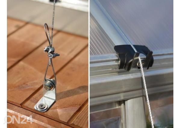 Ankkurisarja Palram kasvihuoneeseen
