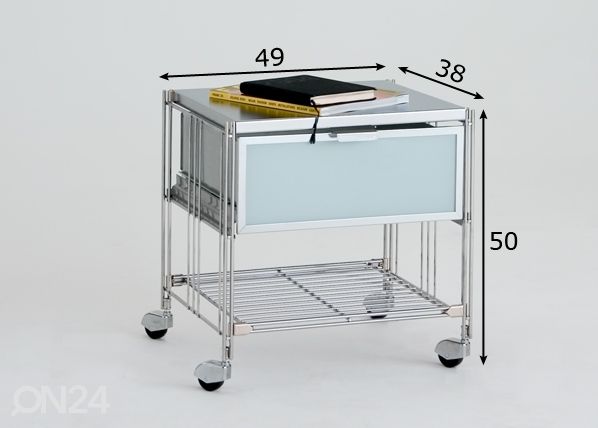 Apupöytä mitat