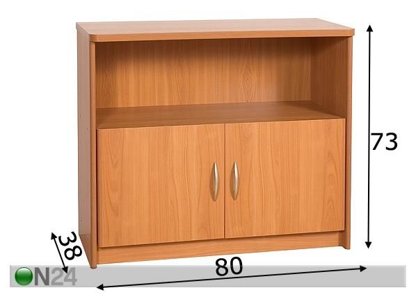 Apupöytä TÄHTI, ovilla mitat