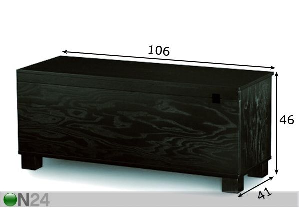 Arkku DOMINO-3 mitat