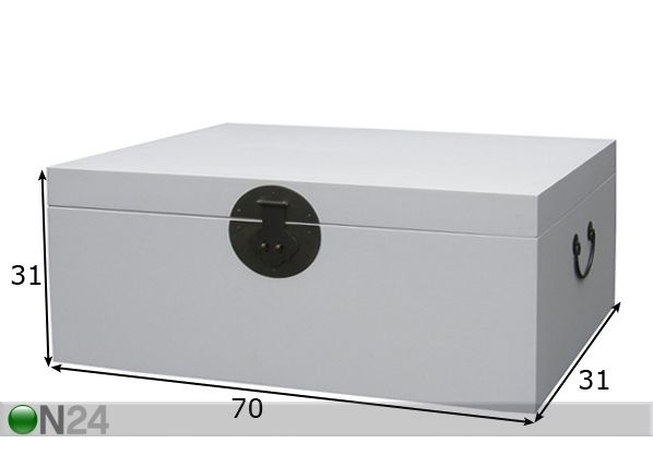 Arkku PEKING 8 mitat