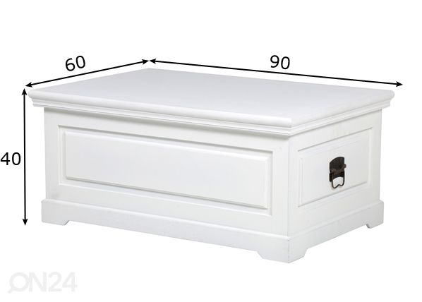 Arkkupöytä mitat