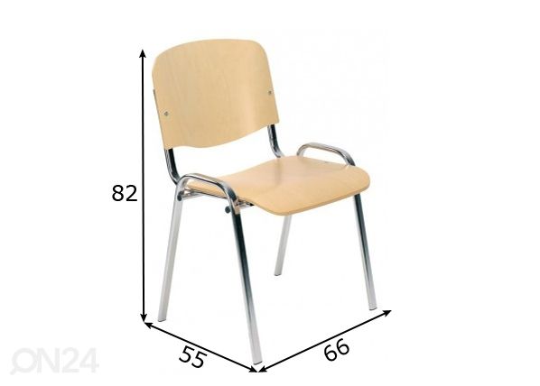 Asiakastuoli Iso mitat