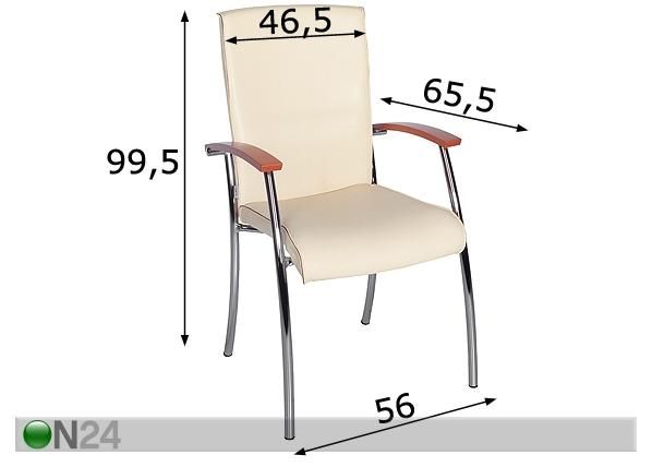 Asiakastuoli NIKO mitat