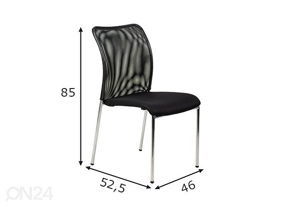 Asiakastuolit 7 kpl mitat