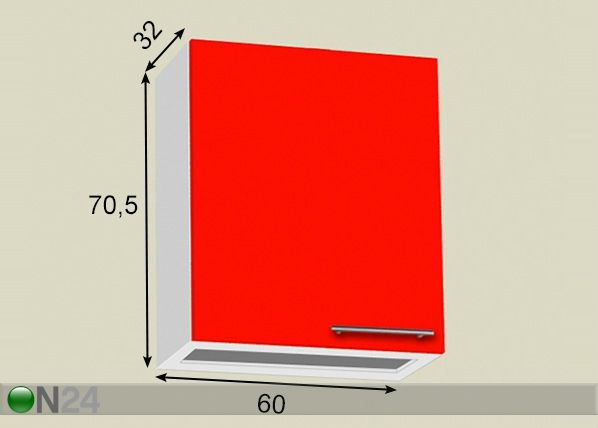 Astiankuivauskaappi 60 cm mitat