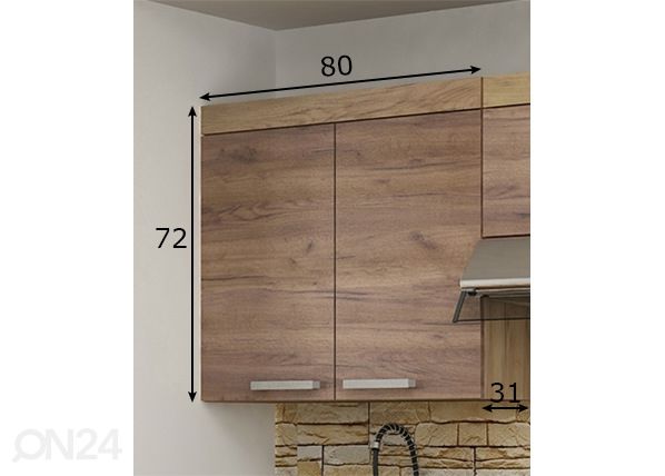 Astiankuivauskaappi 80 cm mitat