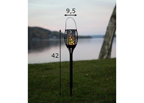 Aurinkokennovalaisin 3in1 mitat