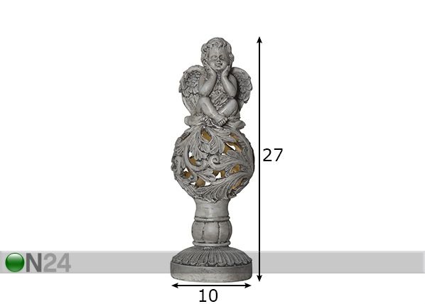 Aurinkokennovalaisin Angel mitat