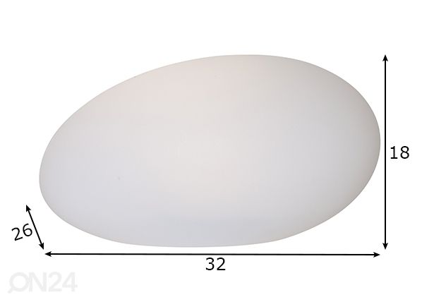 Aurinkokennovalaisin Globy mitat