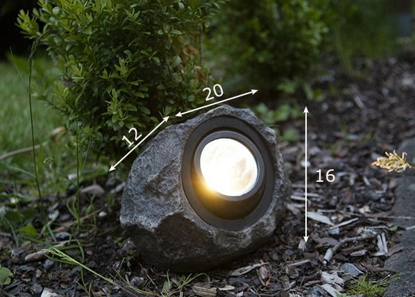 Aurinkokennovalaisin Kivi mitat