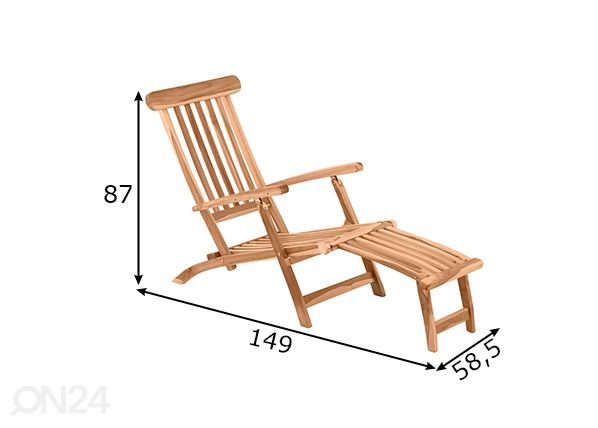 Aurinkotuoli mitat