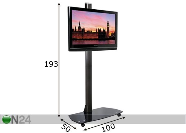 AV-pöytä B-Tech BT 8505 mitat