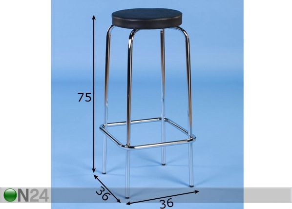 Baarijakkara 75 cm mitat