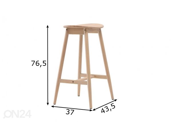 Baarijakkara Orust, 2 kpl mitat