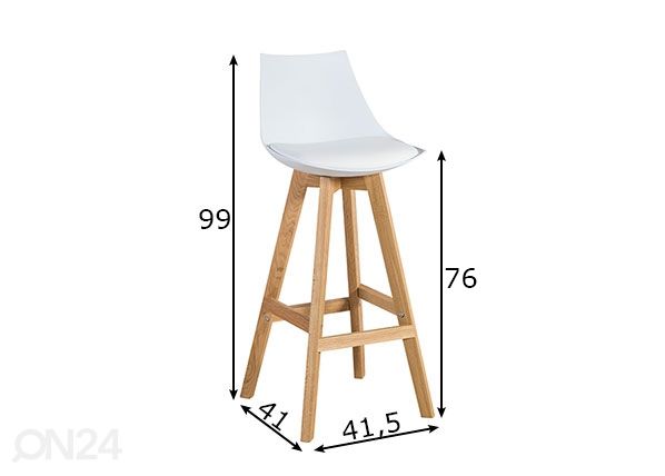 Baarijakkara SONJA, 2 kpl mitat