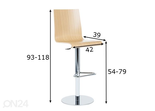 Baarijakkara Swing SG Wood mitat