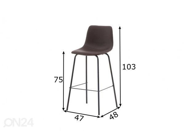 Baarijakkart Alexi, 2 kpl mitat