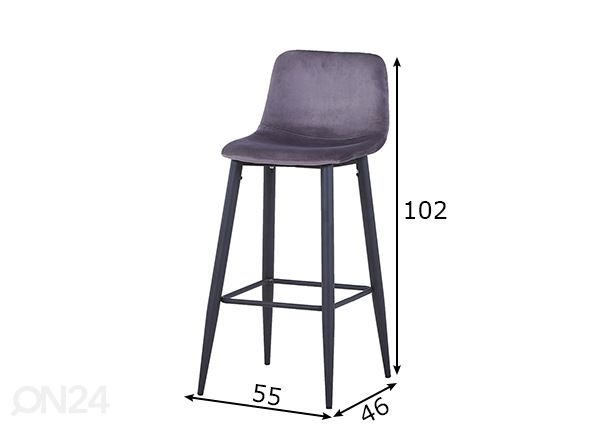 Baarituoli Sit mitat