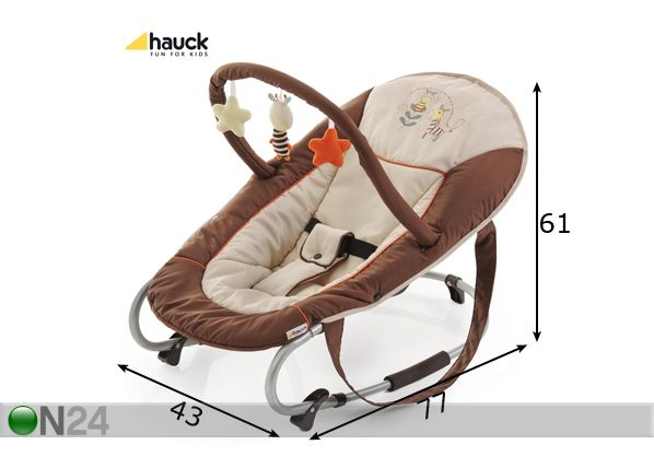 Babysitter HAUCK BUNGEE DELUXE mitat