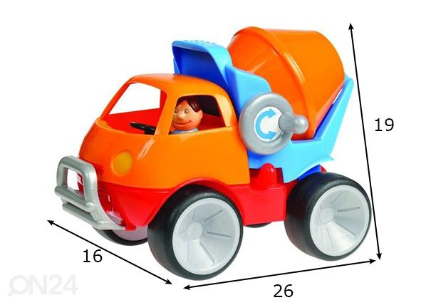 Betoniauto GOLI mitat