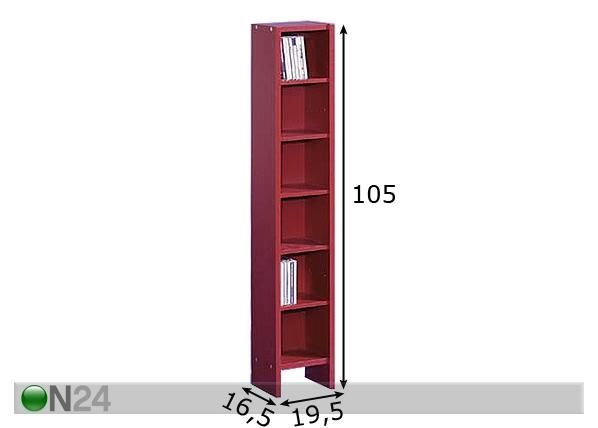 CD/DVD-torni HALLO 1 mitat